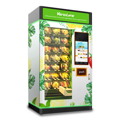  Vegetable And Fruit Fresh Food Automatic Smart Snack Vending Machine Manufacturer