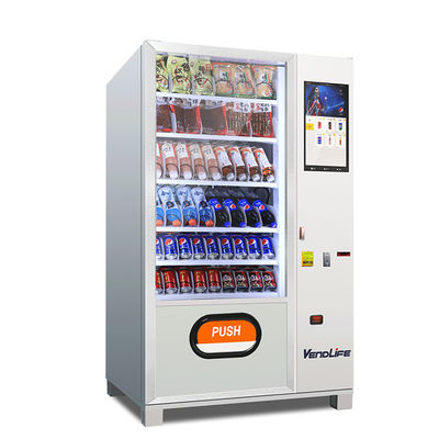 high capacity for snack and drinks Vendlife vending machine with metal spiral spring coil
